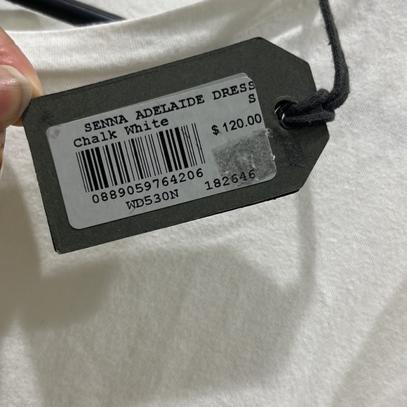 NWT All Saints White Senna Adelaide Eyelet T-shirt Dress Sz S - Picture 10 of 10